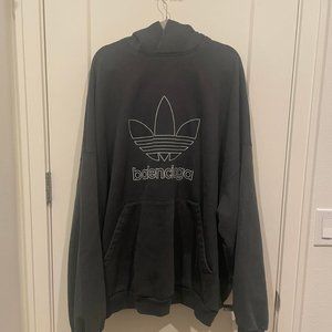 BALENCIAGA X ADIDAS 2022 Graphic Print Sweatshirt Hoodie